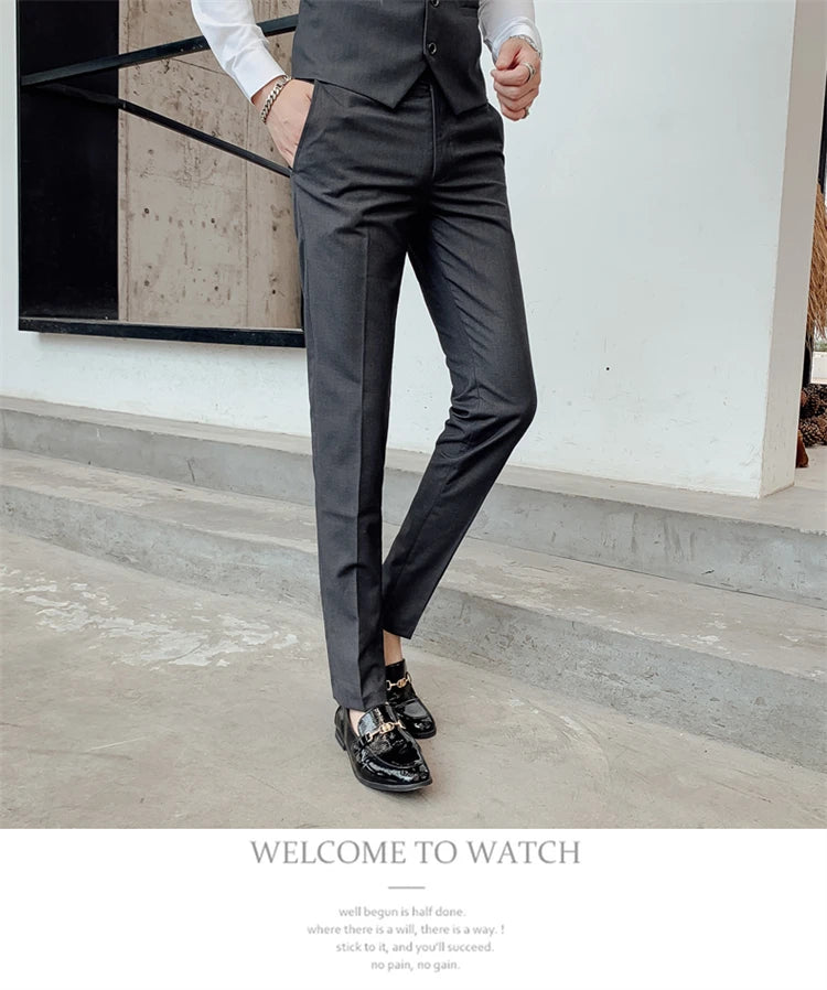 Suits for Men - 3 Pieces - New Fabrics - Fashionable Business Gentleman - Slim Fit - Wedding  Professional Business Formal Dress