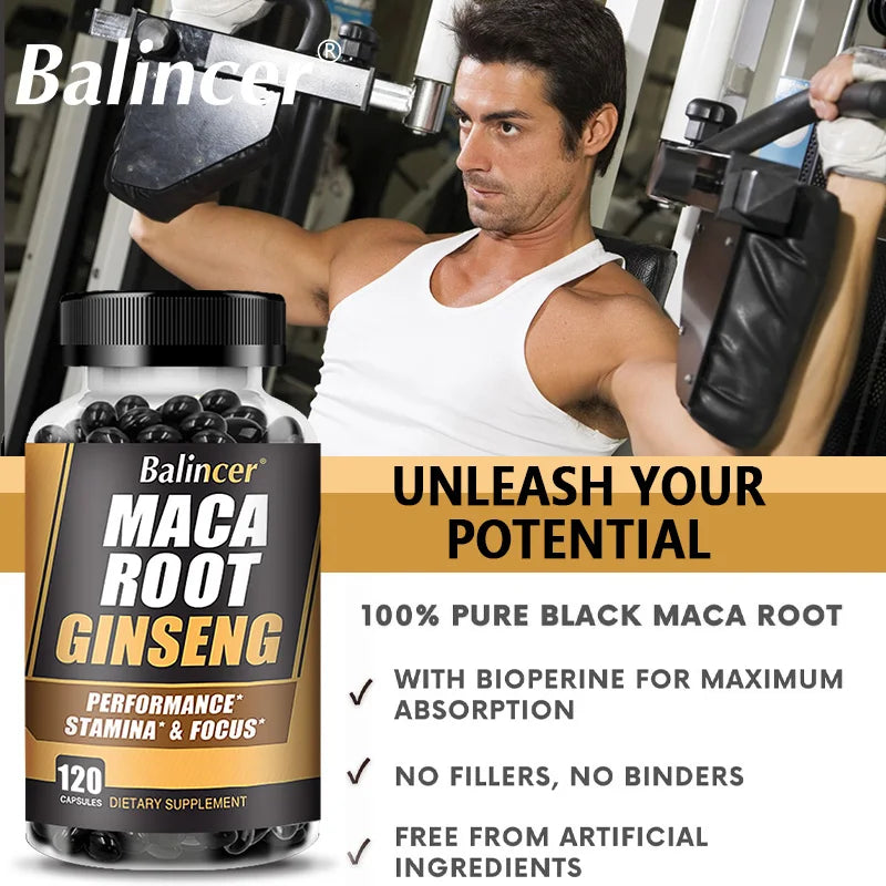 Natural Maca Extract - Aids endurance and strength, mood, performance supplement
