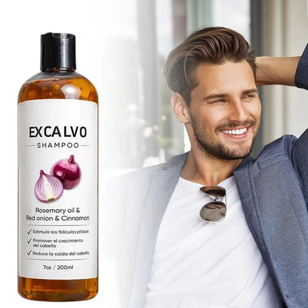 Rosemary Red Onion Hair Shampoo 200ml Strengthens Hair Roots Reduces Hair Loss Deep Cleansing Nourishing Hair Care Products NEW