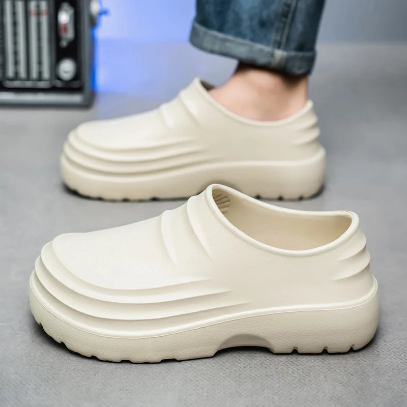 Women's and men's Waterproof Shoes for Summer Spring and Autumn Couple's Kitchen Chef Shoes Nurse Teacher work shoes Man Sandals