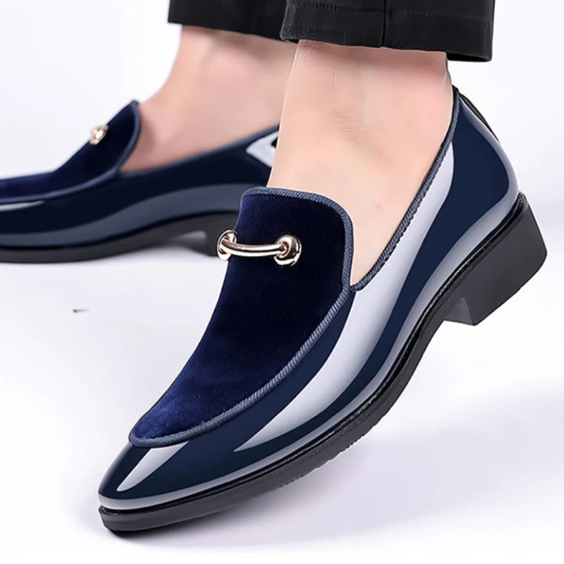 Men's Dress Shoes Luxury Mens Formal Leather Shoes Luxury Business Casual Shoes for Men Loafers Large Size 48 Zapatos De Hombre
