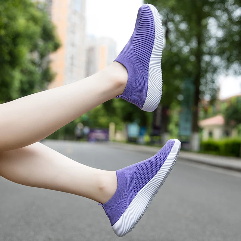 Shoes for Women  Vulcanized Shoes Casual Fashion Women Sneakers Breathable Comfortable Shoes Outdoors Plus Size Walking Shoe