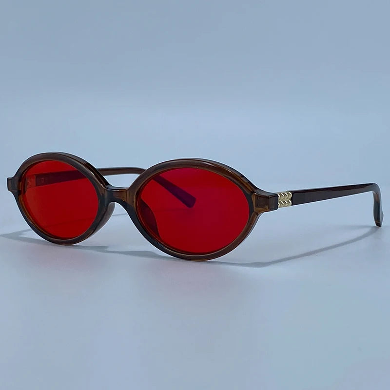 Anti Blue Light Oval Glasses For Better Sleep Men 2026 Red Tinted Lenses Computer Gaming Change Color Sunglasses Shades UV400