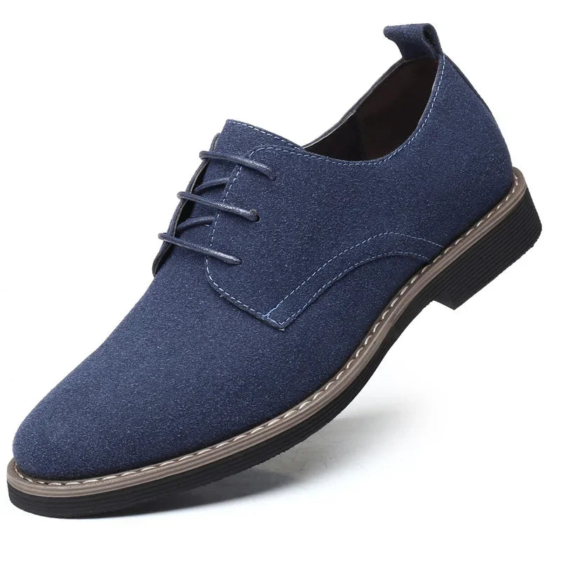Mens Dress Shoes Legitimate Leather Shoe PU Suede Casual Men Designer Social Male Black Business Luxury Men's Wedding Summer Man