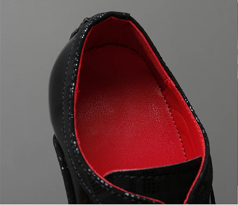 Men Formal Shoes High Heels Business Dress Shoes Male Oxfords Pointed Toe Formal Shoe for Man Luxury Wedding Party Leather Shoe