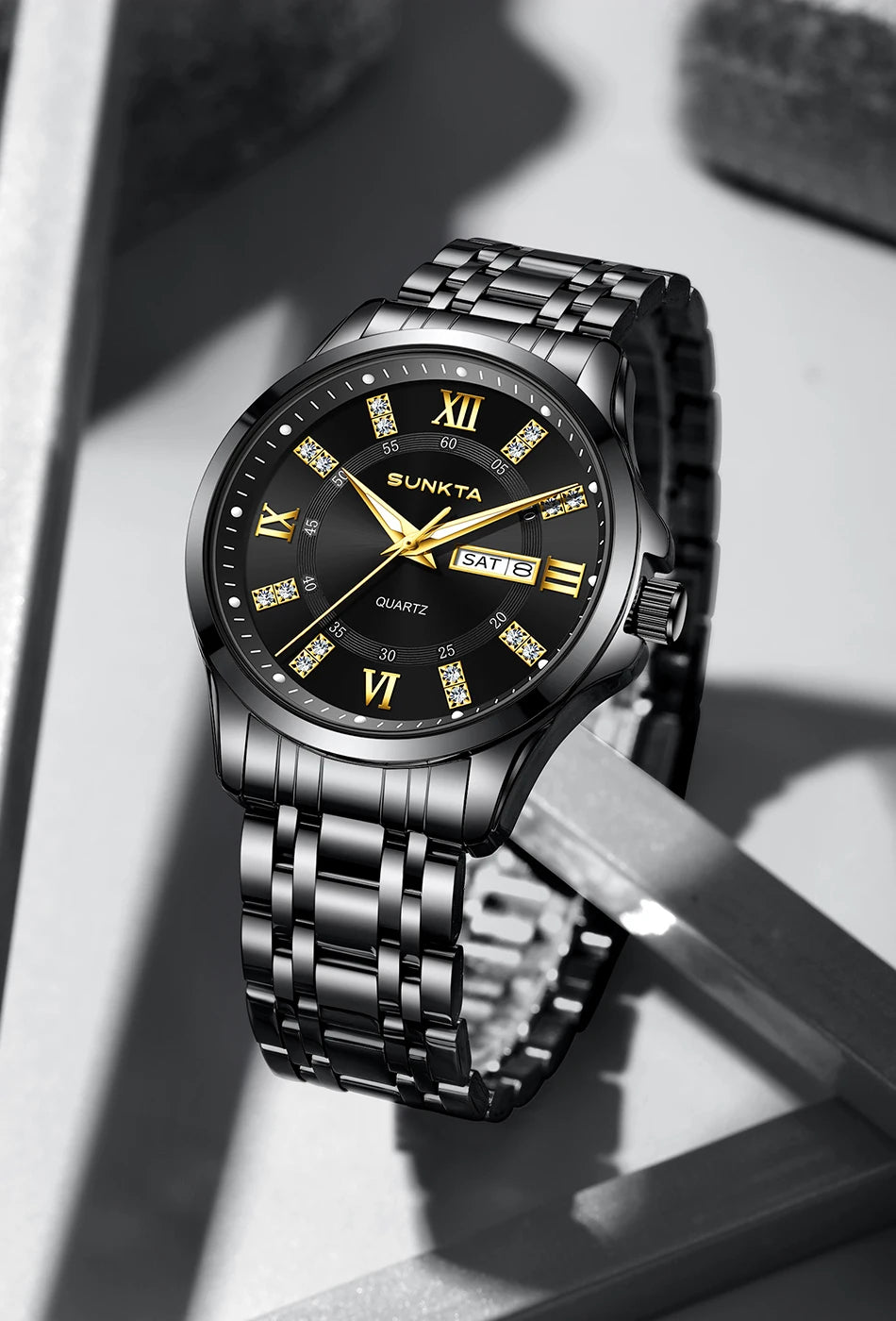 LIGE Men's Watches Top Brand Casual Original Wristwatch Waterproof Stainless Steel Scratch-Resistant Mirror Watch for Man Reloj