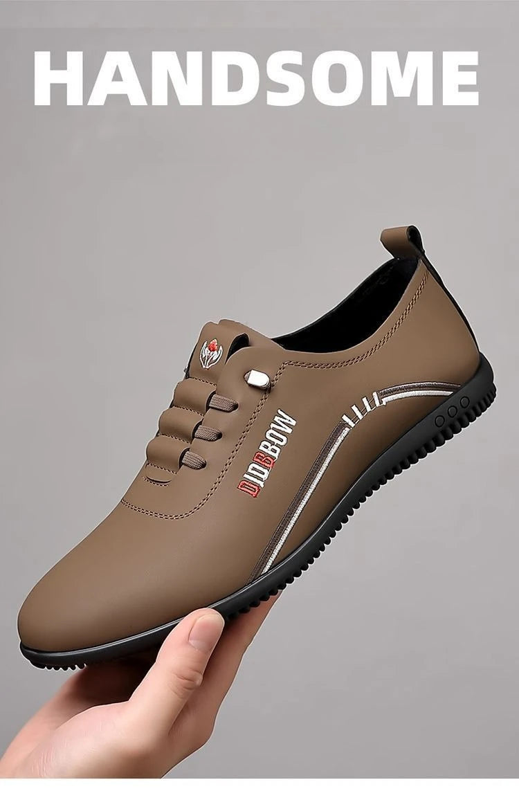 Leather Shoes for Men Fashion Soft Sole Men Loafers Comfortable Lightweight Walking Shoes Men Flats Moccasins Zapatillas Hombre