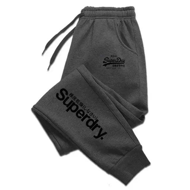 New men's casual pants for autumn and winter, men's and women's sports pants for outdoor hiking, and fashionable running pants