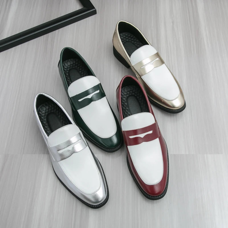 Men Shoes for Wedding Moccasins 2025 New Loafers for Men Breathable Man Slip on Flats Leisure Walk Driving Shoes Walking Shoes