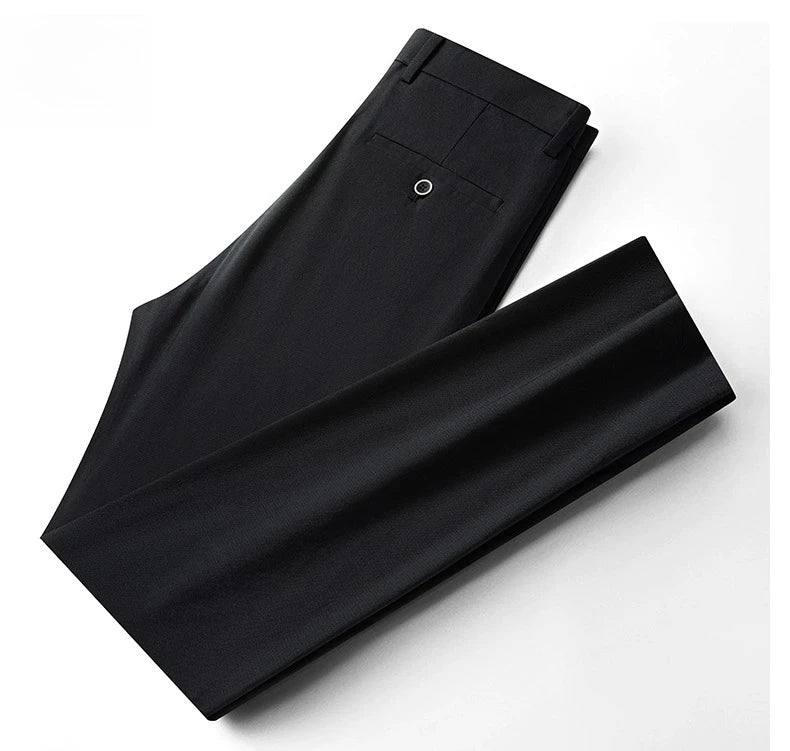 Men's Casual Pants: Breathable & Lightweight for Summer Comfort Business Casual Men's Work Trousers