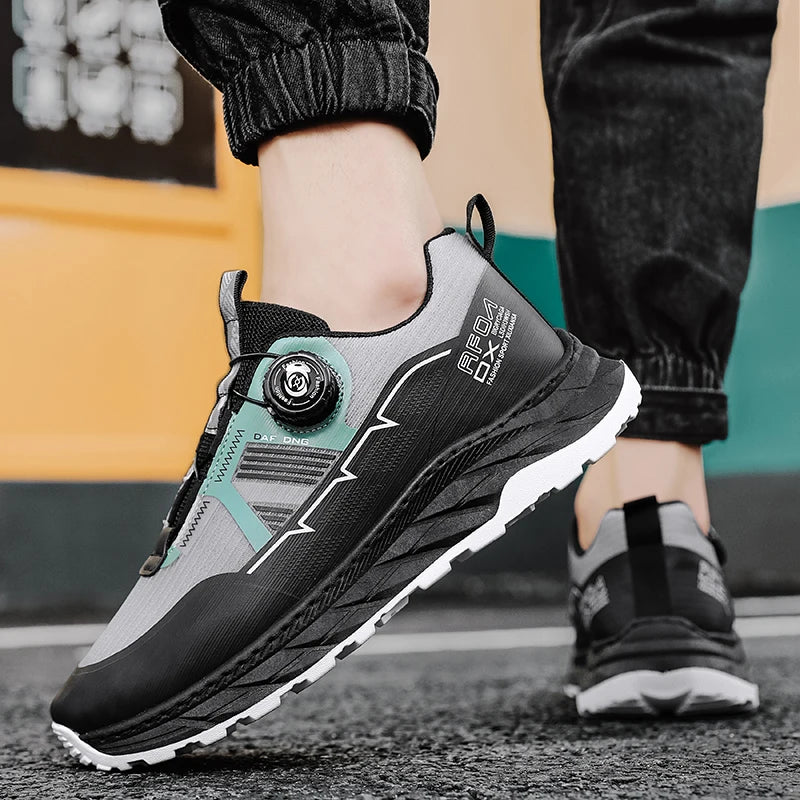 2026 new men's shoes work sports shoes fashionable casual shoes comfortable multi-functional low top shoes outdoor hiking shoes