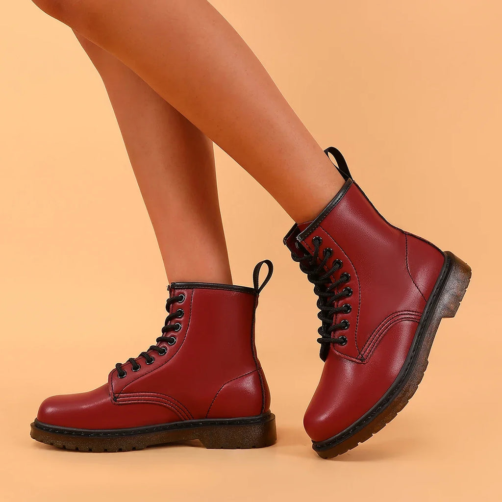 Handsome Fashion Platform Shoes for Women Waterproof Women's Boots Non-slip Wear-resistant Soft Bottom Ladies Casual Shoes