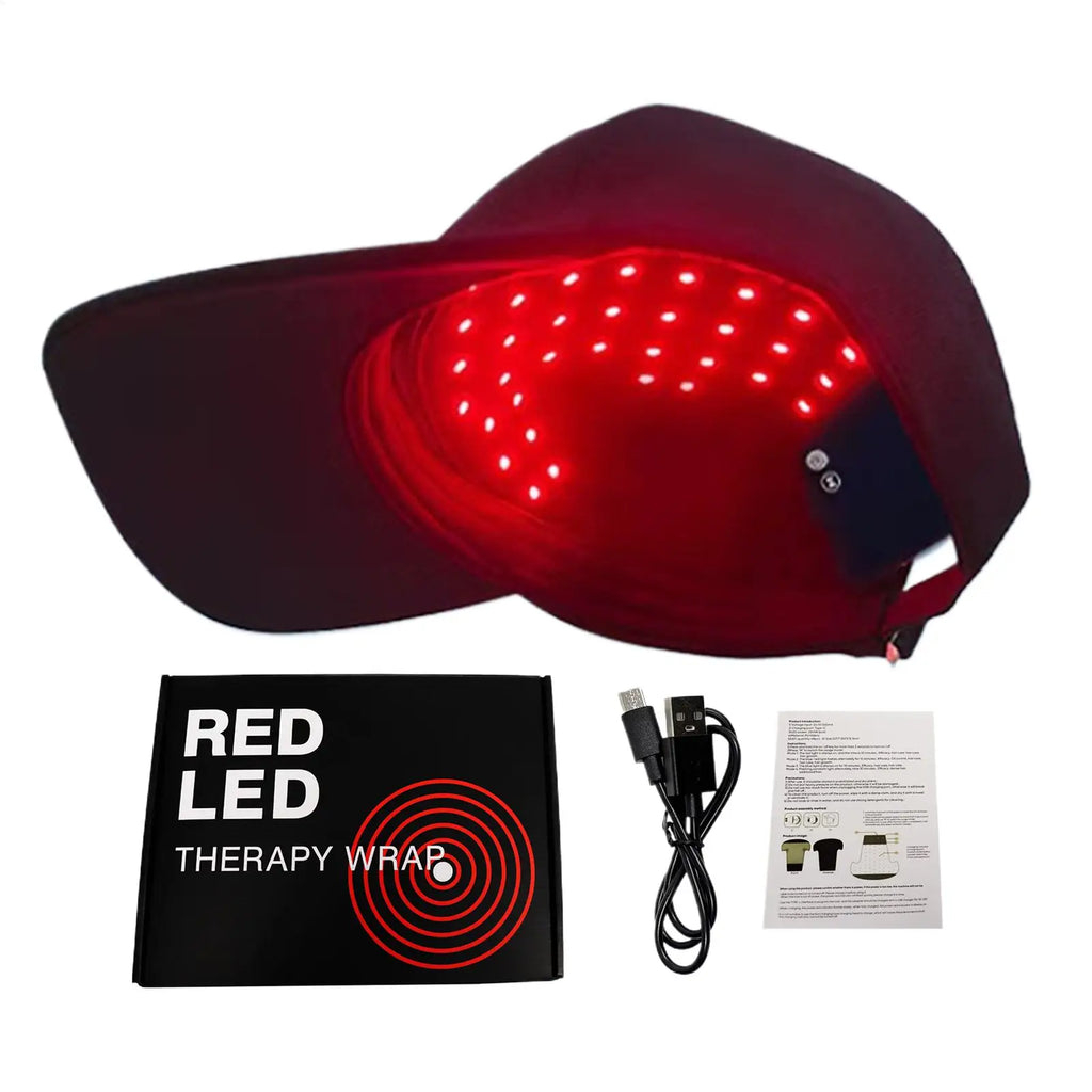 Red Blue Light Hair Growth Cap Hair Growth Device Hair Regrowth Anti Hair Loss Relax Scalp Hair hat LED Red Light Therapy Cap