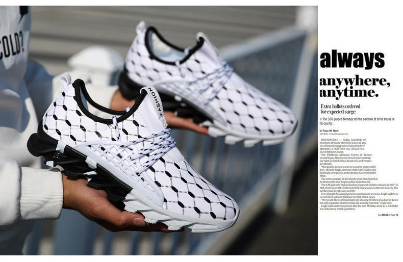 Men's Sports Shoes Breathable Casual Walking Shoes Men's Fashion Clothing Tennis Sports Shoes