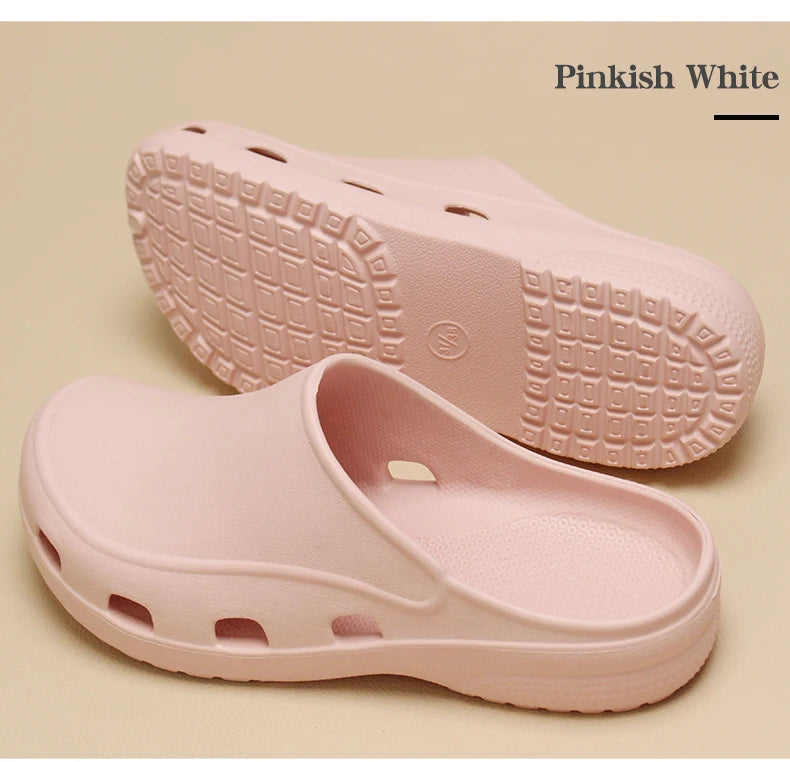 Professional Scrubs Clogs Ultra Light Nurse Work Shoes Anti Slip Pediatric Slippers Breathable Dentist Nursing Shoes 5X03-04