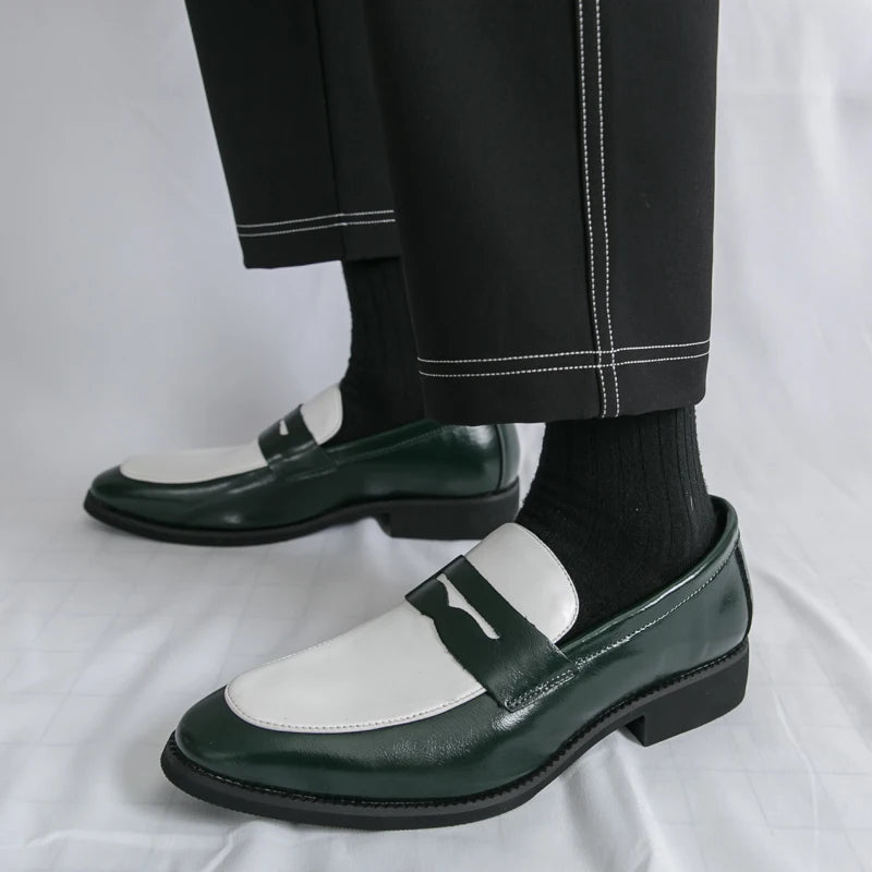 Men Shoes for Wedding Moccasins 2025 New Loafers for Men Breathable Man Slip on Flats Leisure Walk Driving Shoes Walking Shoes