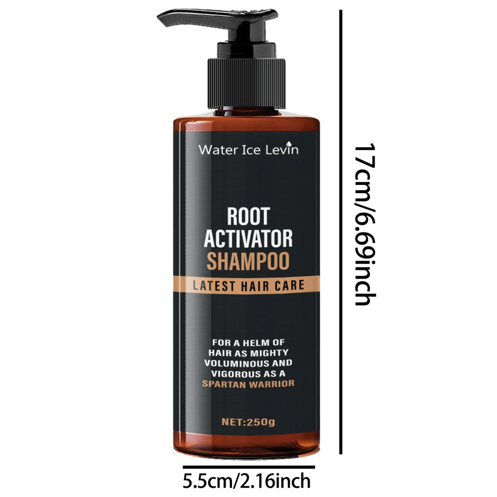 Root Activating Shampoo - Natural Herbal Extracts, Keratin and Biotin Leaves Hair Feeling Fresh and Dry, and Makes Damaged Hair More Dense.