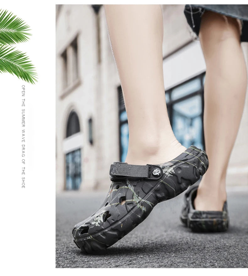 Men Slippers High Quality Classic Outdoor Anti-Slip Garden Shoes Lightweight Fashion Casual Sandals Sandals for Men Platform