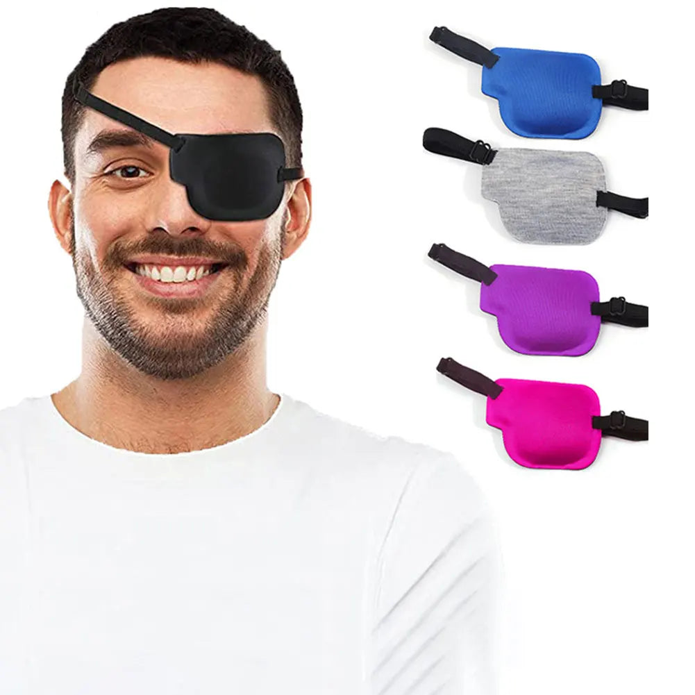Monocular Eye Mask Medical Single Eye Patch Light Blocking Amblyopia Correction 3D Stereoscopic Strabismus Correction Eye Mask