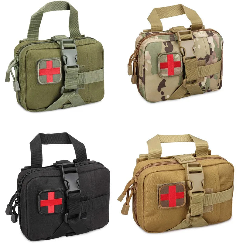 Upgrade Tactical EMT Pouch Rip Away Molle Medical kit IFAK Tear-Away First Aid Kit Travel Outdoor Hiking mergency Survival Bag