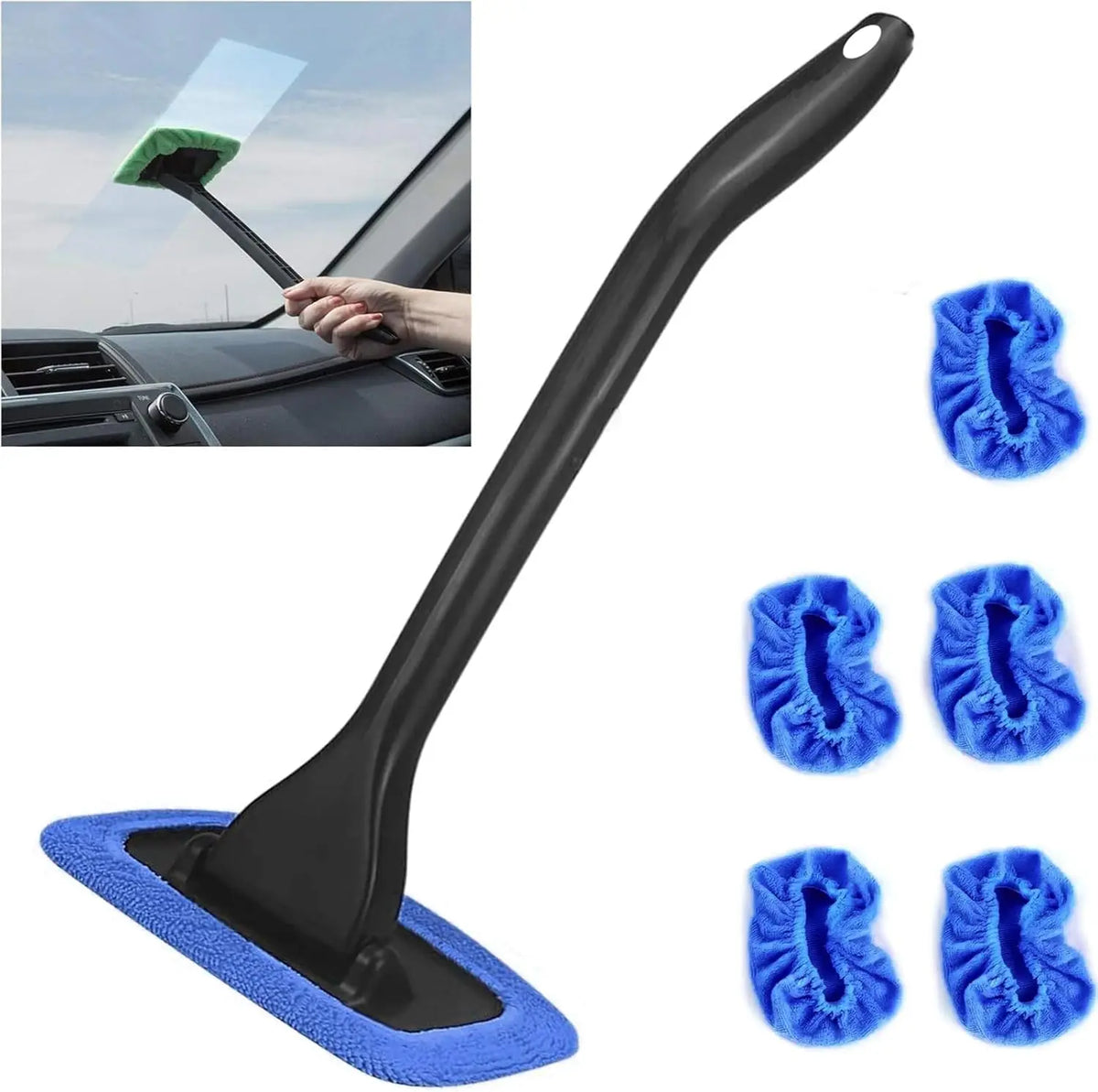 Windshield Cleaning Tool Windshield Cleaning Wand Auto Window Cleaner Dirty Car Washing Brushes
