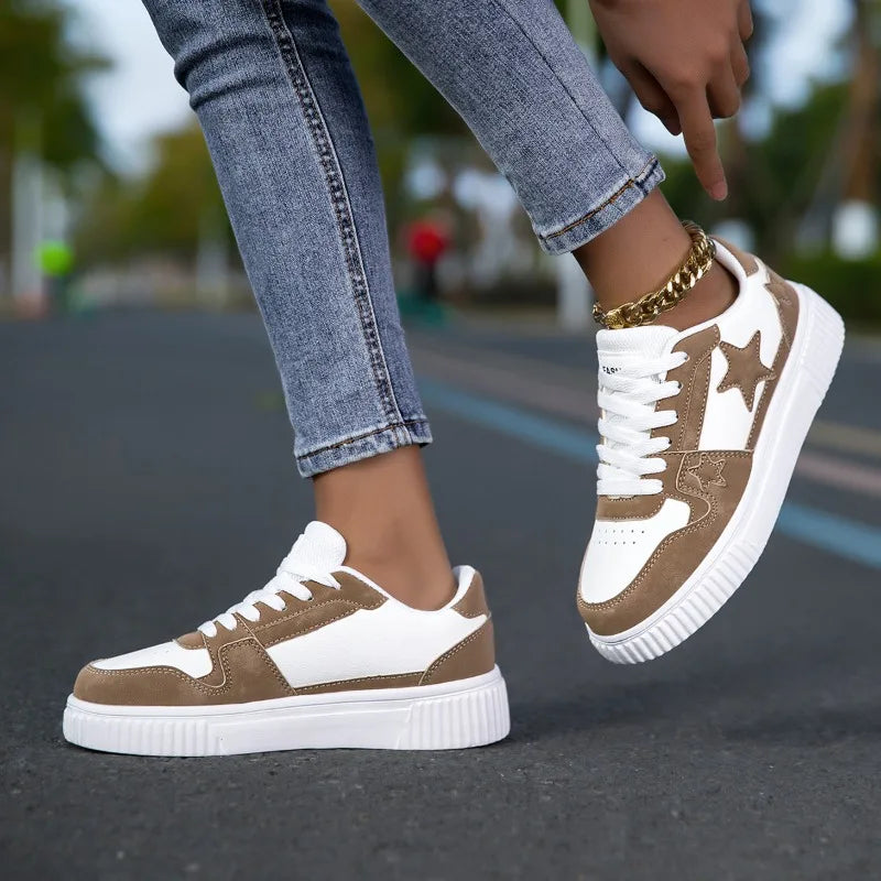 YRZL Unisex Sneakers Non-Slip Platform Shoes Lightweight Walking Shoe Comfortable Women's Casual Vulcanized Shoes Men's Sneakers