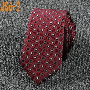 Fashion Ties for Men Accessories 6cm Fashion Business Wedding Classic Silk Tie Blue Black Red Men's Skinny Narrow Retro Necktie