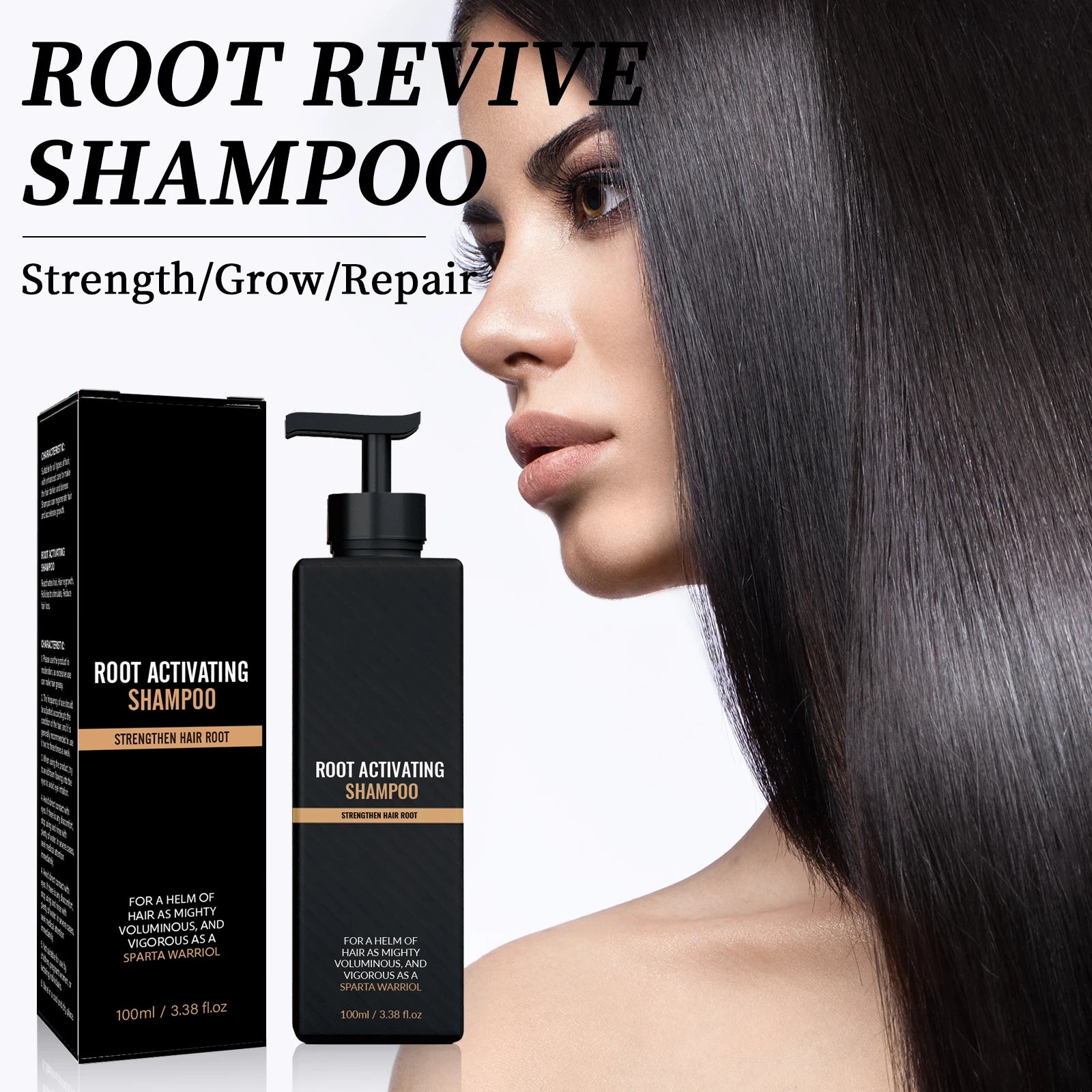 2pcs Anti Baldness Shampoo Thickening Shampoo Root Activator Shampoo Nourish Hair Regrowth for Thinning Hair & Hair Loss Care