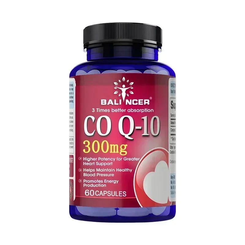 Co Q10 300 Mg Capsules - Supports Cardiovascular & Nervous System Health