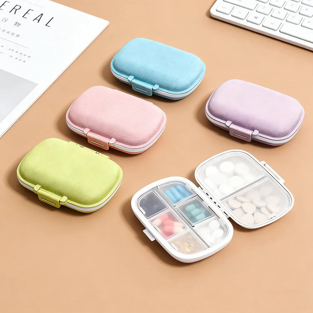 Multifunctional Portable Pill Box Weekly Medicine Organizer for Home Office Travel