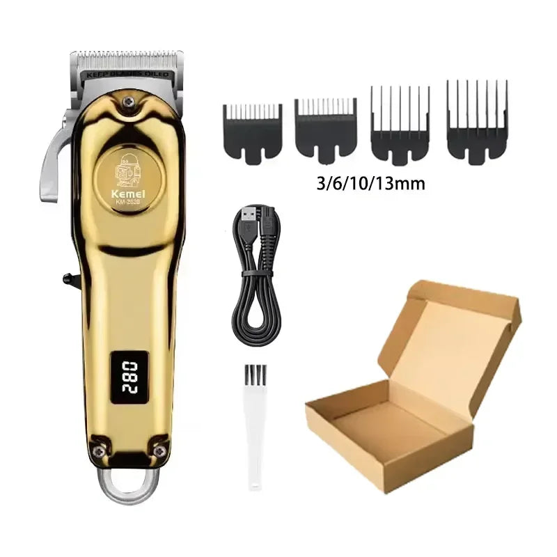 Kemei Hair Clippers Beard Clipper Rechargeable Men's Shaver Electric Hair Trimmer Kit Men KM-2628 KM-678 KM-2024 Hair Clipper