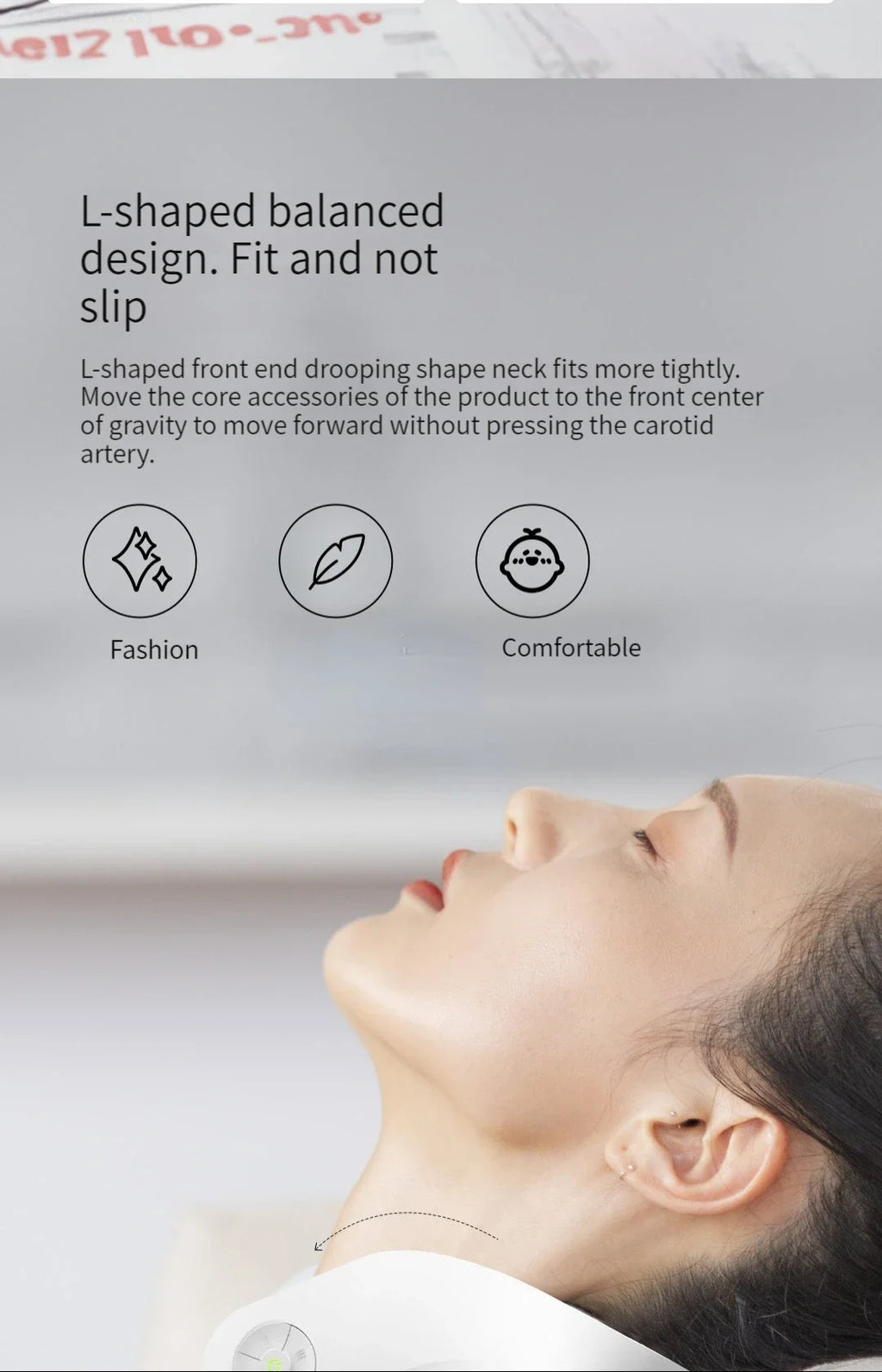 Jeeback K1 Electric Wireless Neck Massager Relieve Neck Pain Cervical Massage Home Electric Neck Massage Relaxer Muscle
