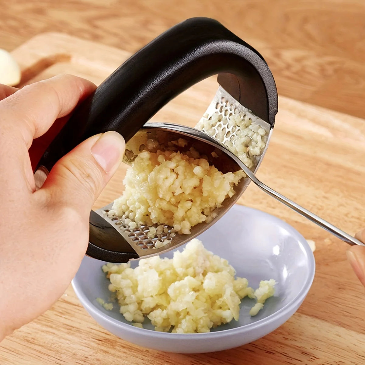 Garlic Press Rocker, Garlic Press Rocker Stainless Steel Ginger Press Juicer Kitchen Gadgets