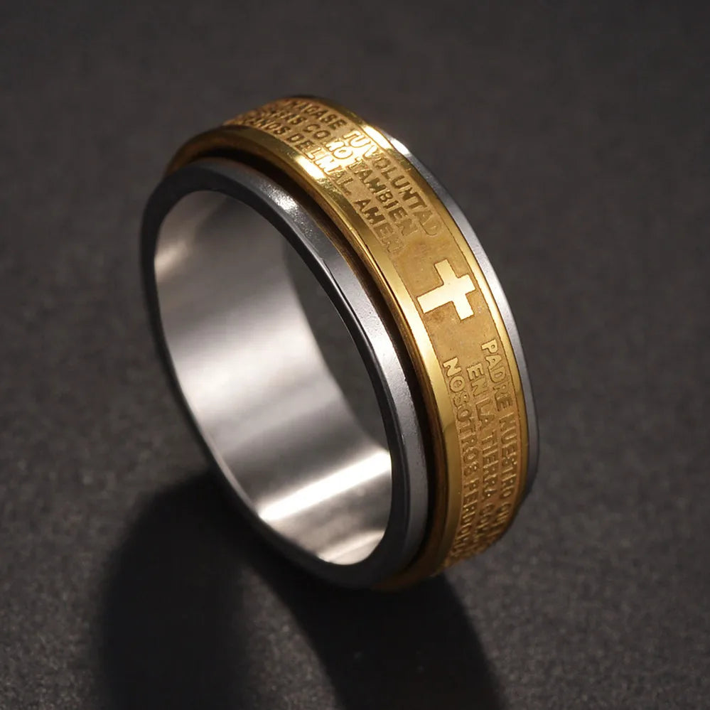 316L Stainless Steel High Quality Ring Simple Matte Fashion Men Wedding Rings Finger Engagement Gift For Women Jewelry