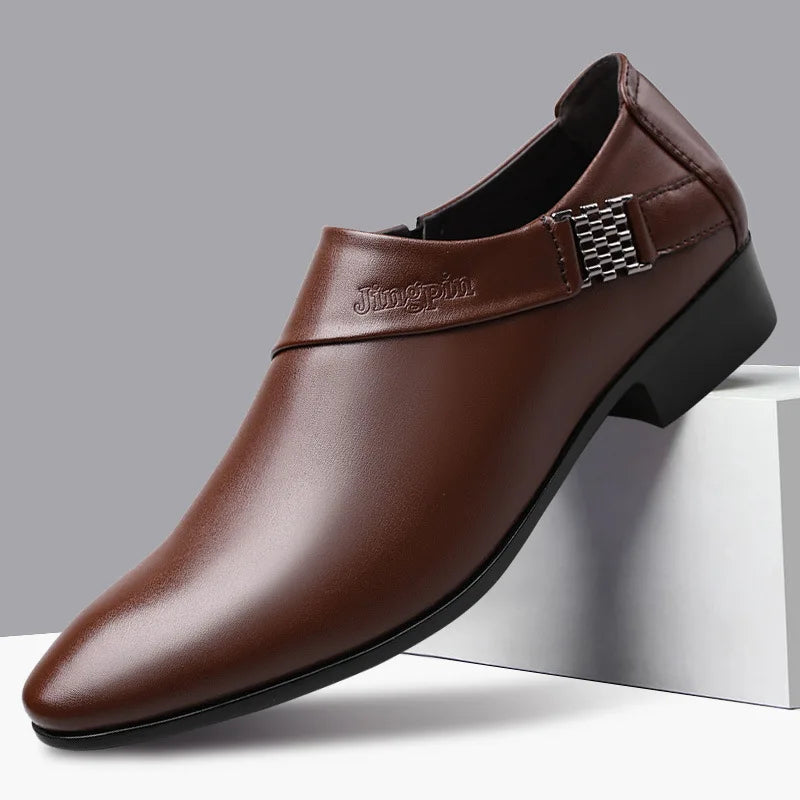 Oxfords Leather Shoes for Men Luxury Big Size 38-50 Men Dress Shoes Business Party Wedding Office Work Shoe 2025 New Men Loafers