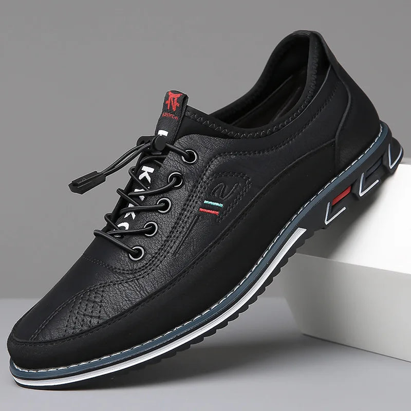 Men Dress Shoes Comfort Business Casual Oxford Shoes Fashion Dress Sneakers Office Working Walking Premium Leather Derby Shoe