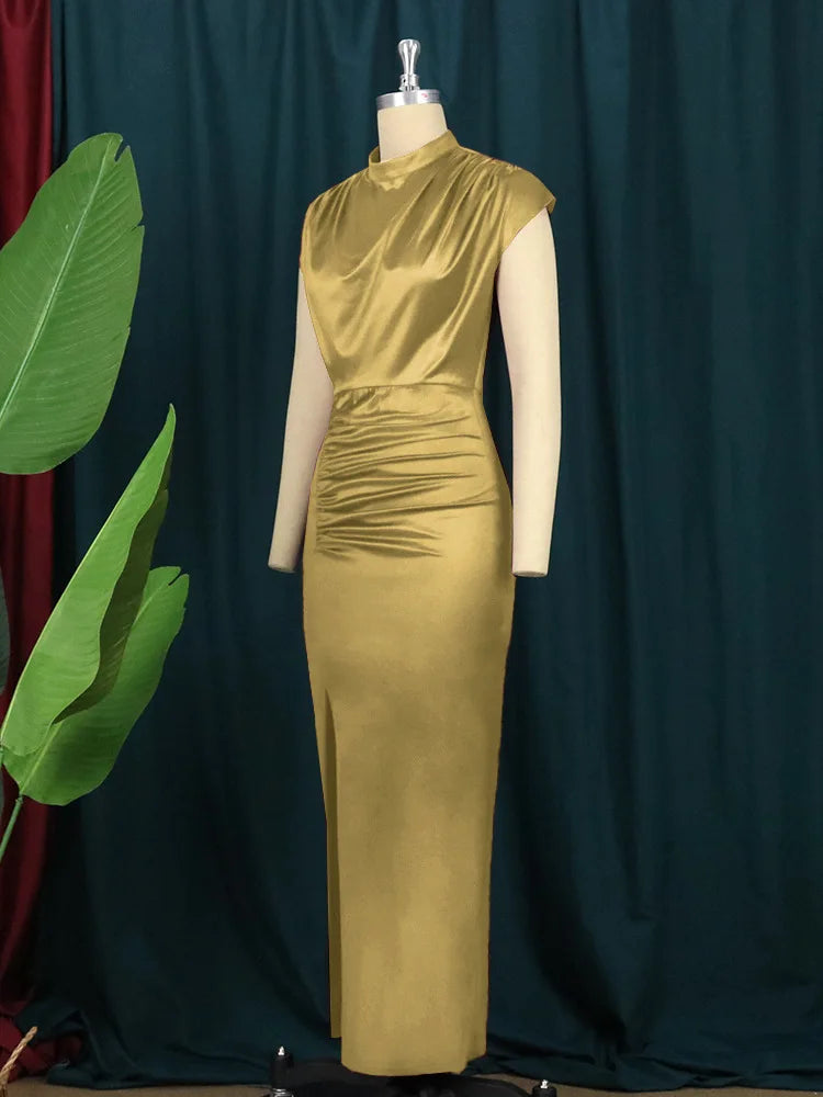 women's casual dresses draped fashion Woman clothes long wedding summer prom female evening dresses elegant party dresses hxy306