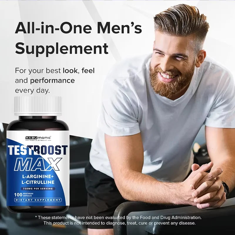 100 Tablets Test Boost Max Enhanced Strength & Firmness for Male Boost Stamina, Performance & Prolonged Results