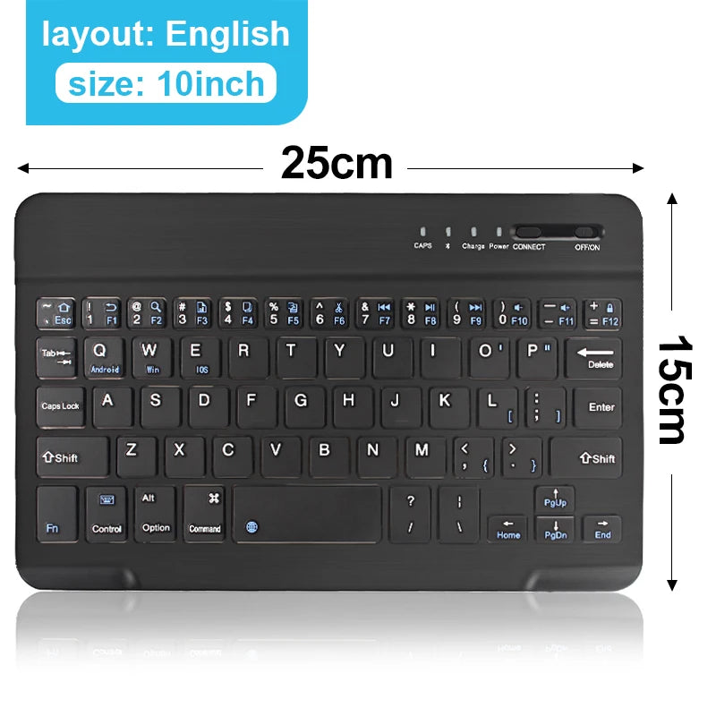 Bluetooth 5.1 Keyboard Wireless Mini Keyboard 200mAh Rechargeable Keyboard Gaming Keyboard for Laptop Tablet Android iOS Windows