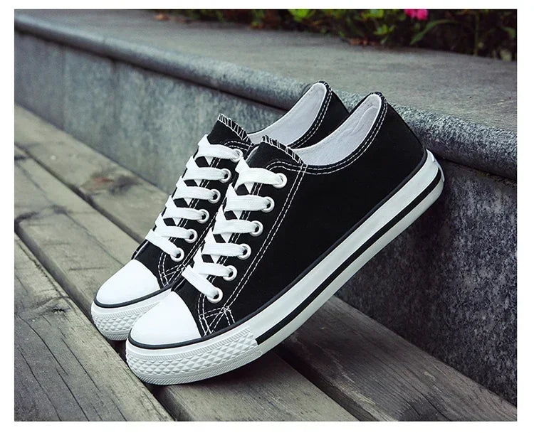 2025 Men Canvas Shoes Lace-up Athletic Leisure Sneaker Fashion Breathable High Top Canvas Vulcanized Shoes Zapatos De Hombre