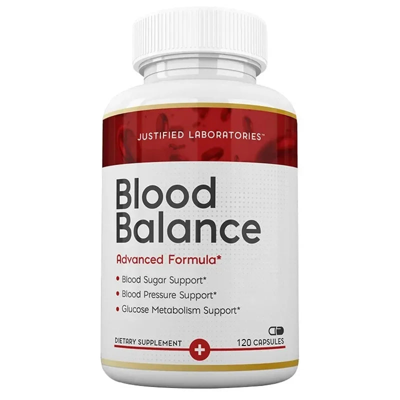 Natural Formula for Blood Balance To Maintain Healthy Levels, Maximum Daily Strength Formula, Vitamin Dietary Supplement