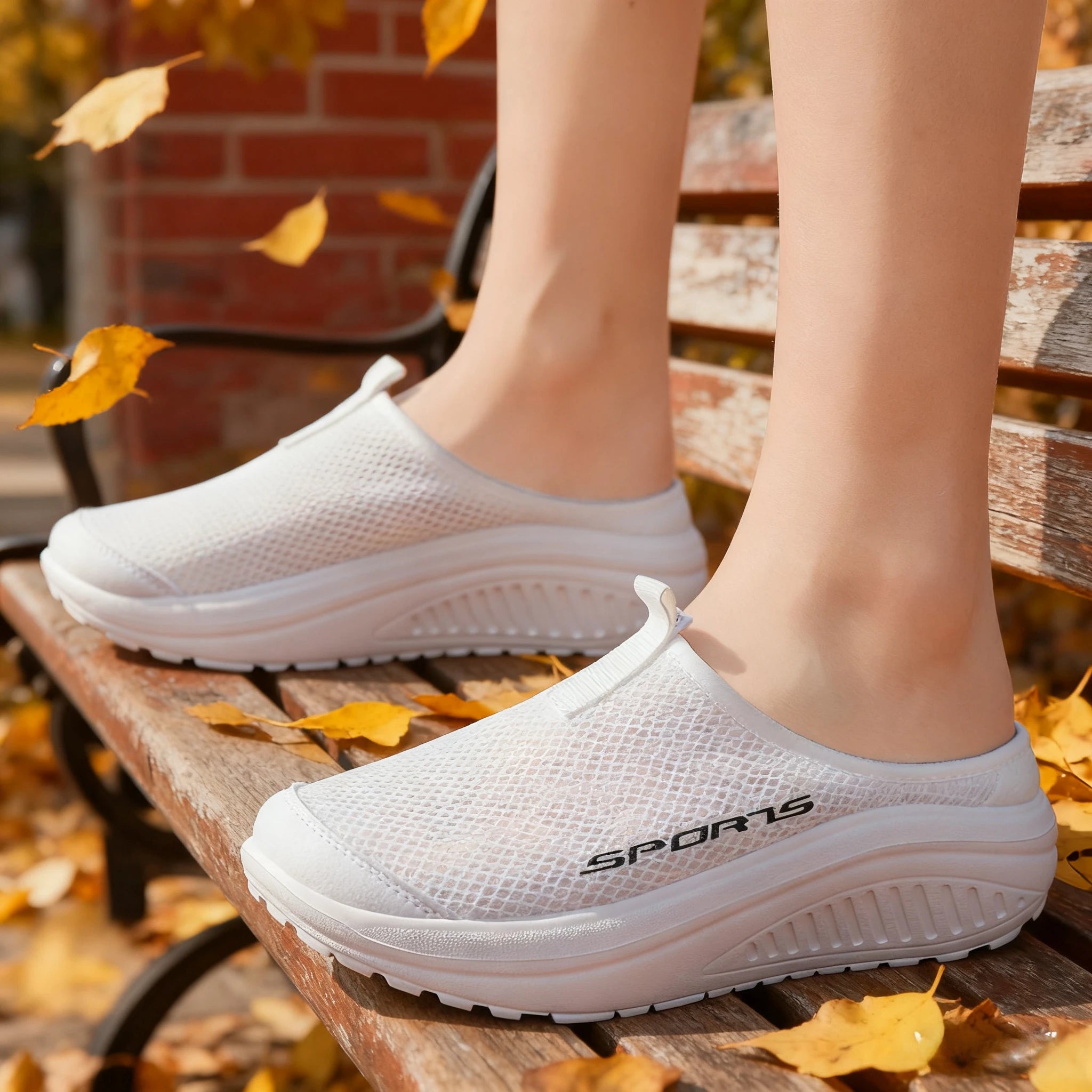 Men's and Women's Walking Shoes Lightweight and Comfortable Platform Wheels Slippers Cheap Breathable Casual Flat Shoes 2025
