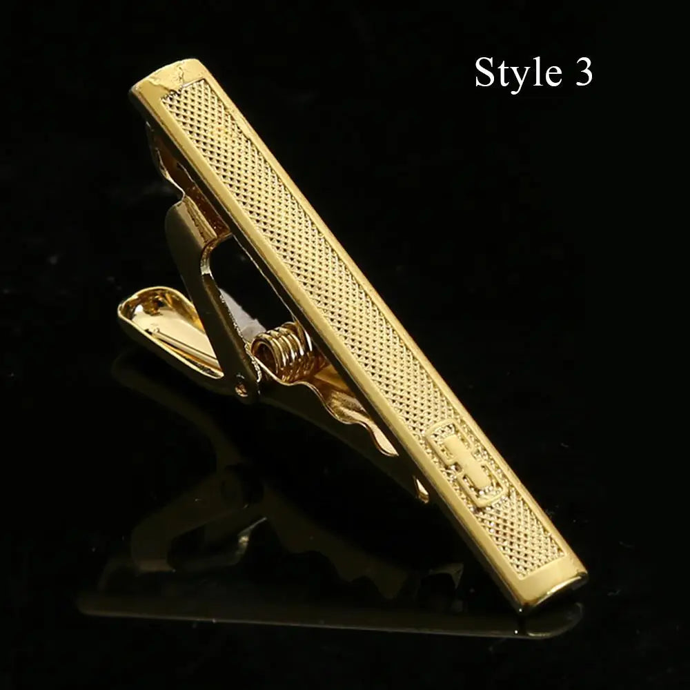 New Classic Men Tie Clip Simple Fashion Metal Necktie Daily Business Wedding Ceremony Tie Clip Pin Men Jewelry Accessories Gift