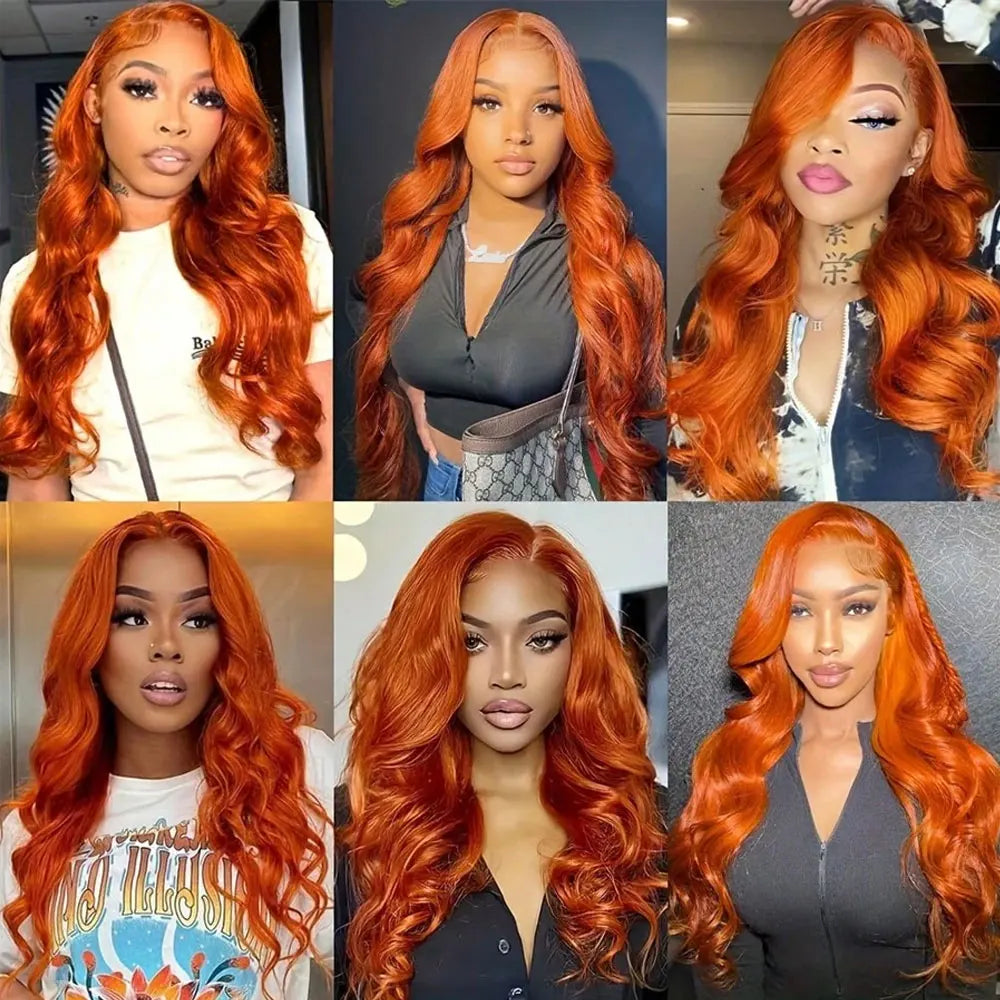 Chocolate Brown Body Wave Human Hair Wigs 13X4 HD Lace Frontal Wigs For Women Colored Brazilian Wet And Wavy Lace Front Wigs