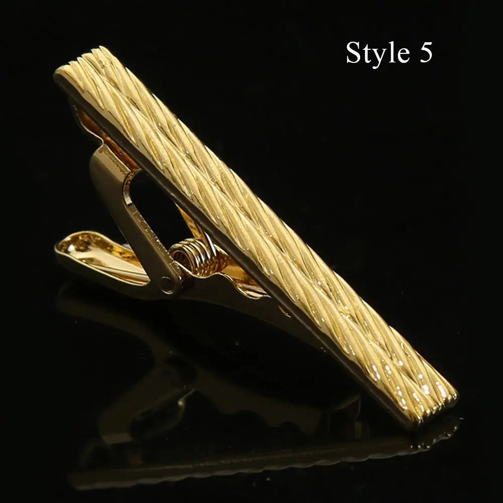 New Classic Men Tie Clip Simple Fashion Metal Necktie Daily Business Wedding Ceremony Tie Clip Pin Men Jewelry Accessories Gift
