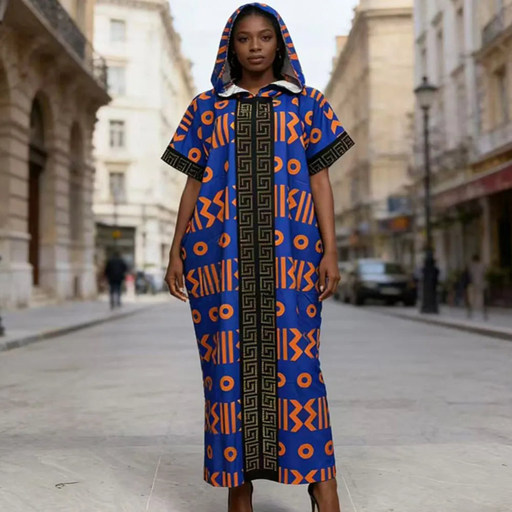 African Dresses For Women Muslim Fashion Abayas Boubou Dashiki Ankara Outfits Evening Gown Dubai Kaftan Abaya Robe Marocaine