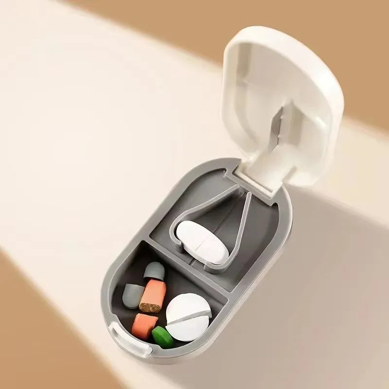 10 Compartments Travel Pill Organizer Pocket Portable Pill Storage Box Case Daily Pill Container or Purse Fish Oil Medicine