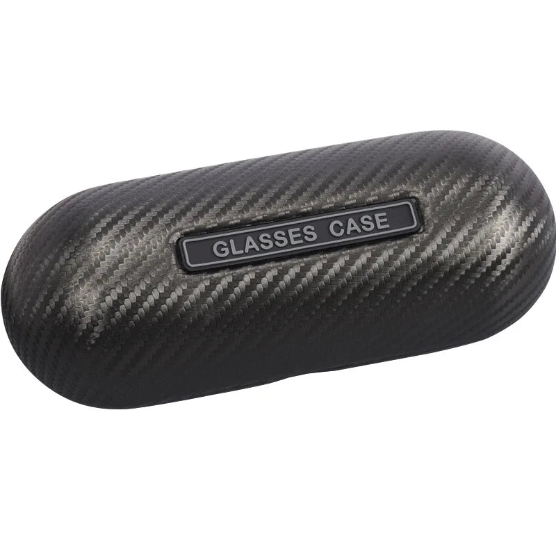 2022 New Carbon PU Leather Material Sunglass Case Black  Men Eyewear Case Ladies Glass Holder Protect Case
