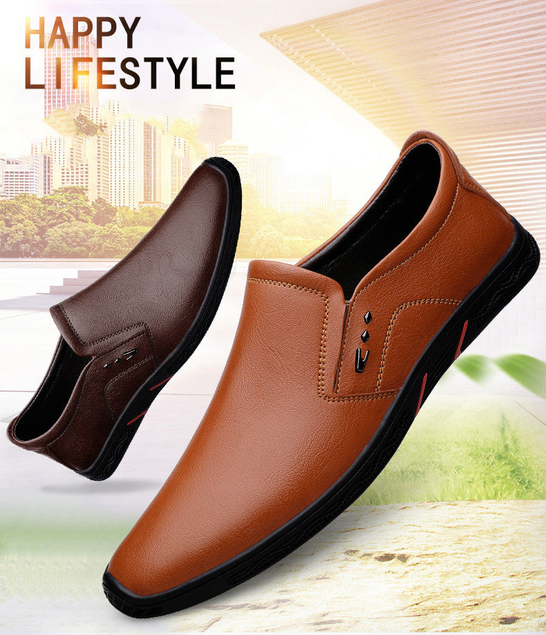 Leather Men Casual Shoes Breathable Soft Sole Office Loafers Shoes Men Designer Shoes Men Italian Brand Moccasins Zapatos Hombre