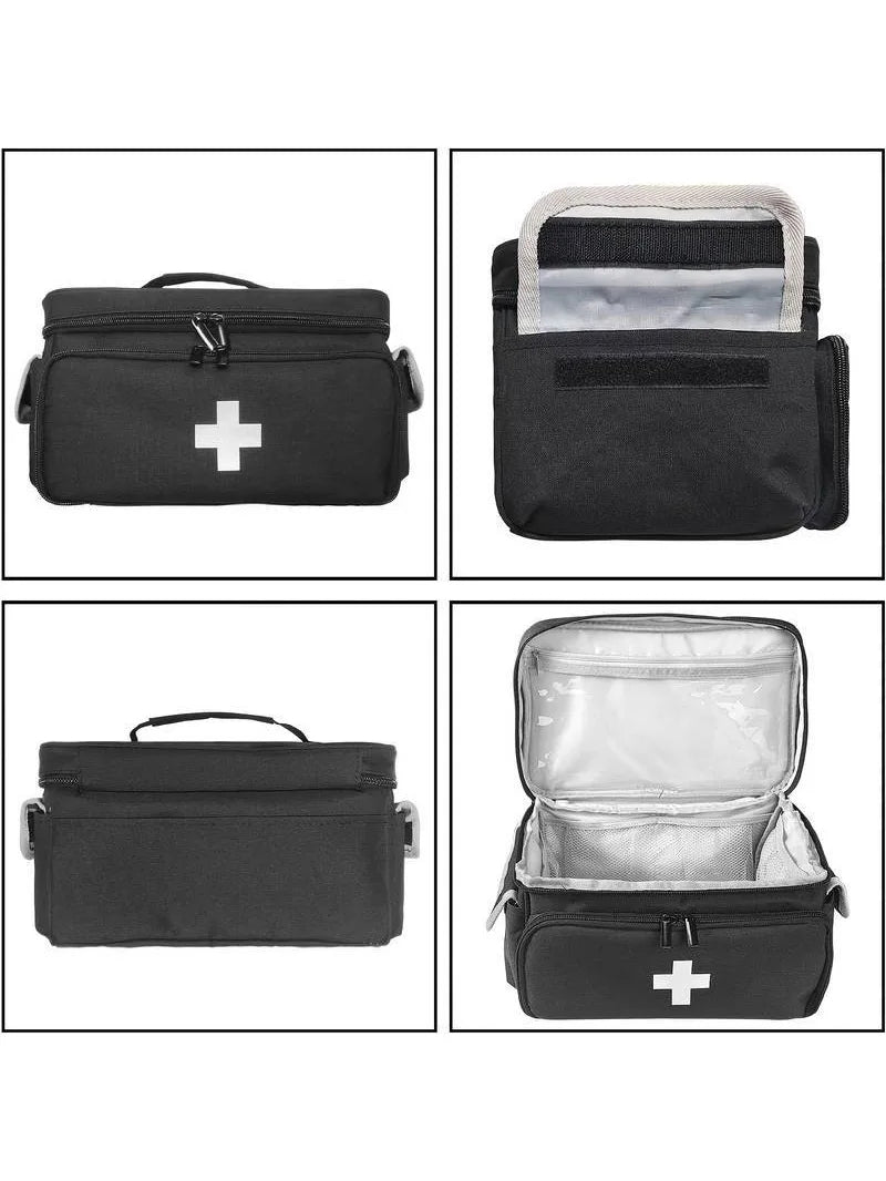 Multifunctional Medical Organizer - Portable First Aid Kit with Large Capacity for Home, Travel & Emergencies Medical Supplies